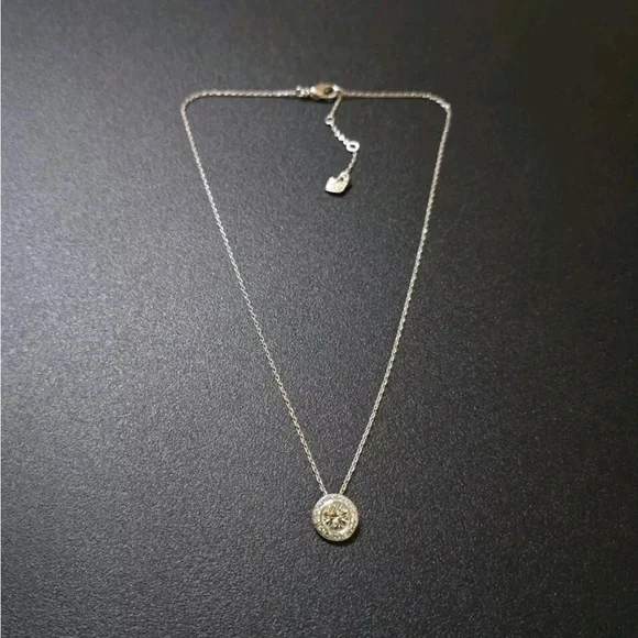 Swarovski Silver and Gold Pendant Necklace - Picture 1 of 4